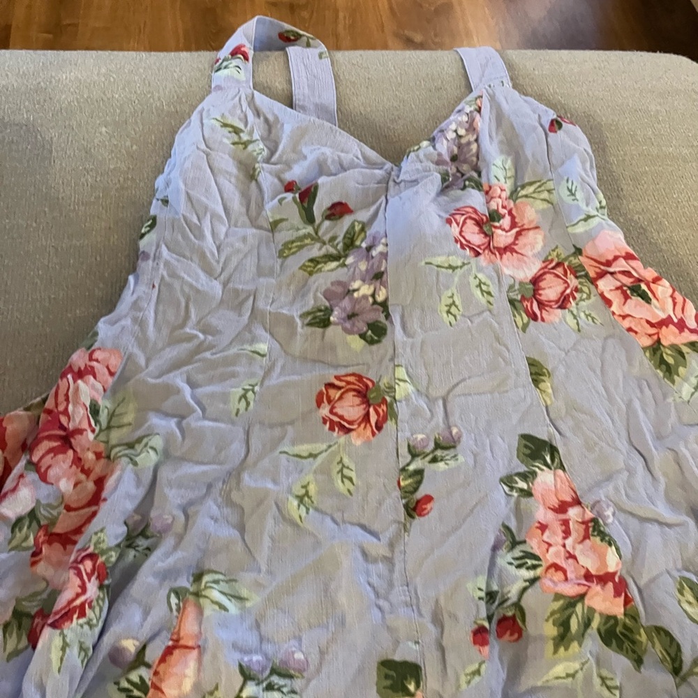 Floral Sleeveless Romper